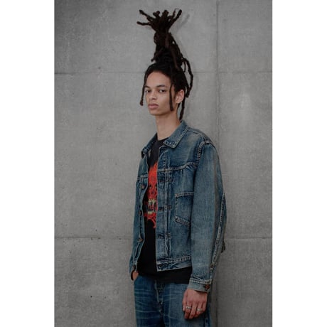 ANACHRONORM  FRONT TUCK DENIM JACKET