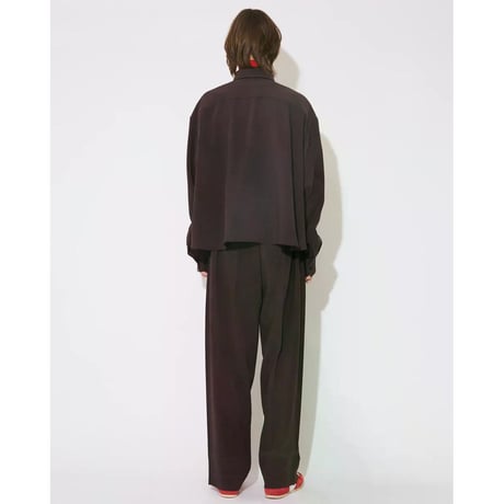 beautiful people triacetate double cloth tailcoat shirt