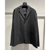 COMME des GARCONS HOMME WOOL GABARDINE TAILORED JACKET（BLACK）