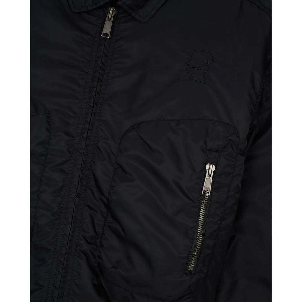 BRAIN DEAD Embroidered 3D Flight Jacket | MAROON