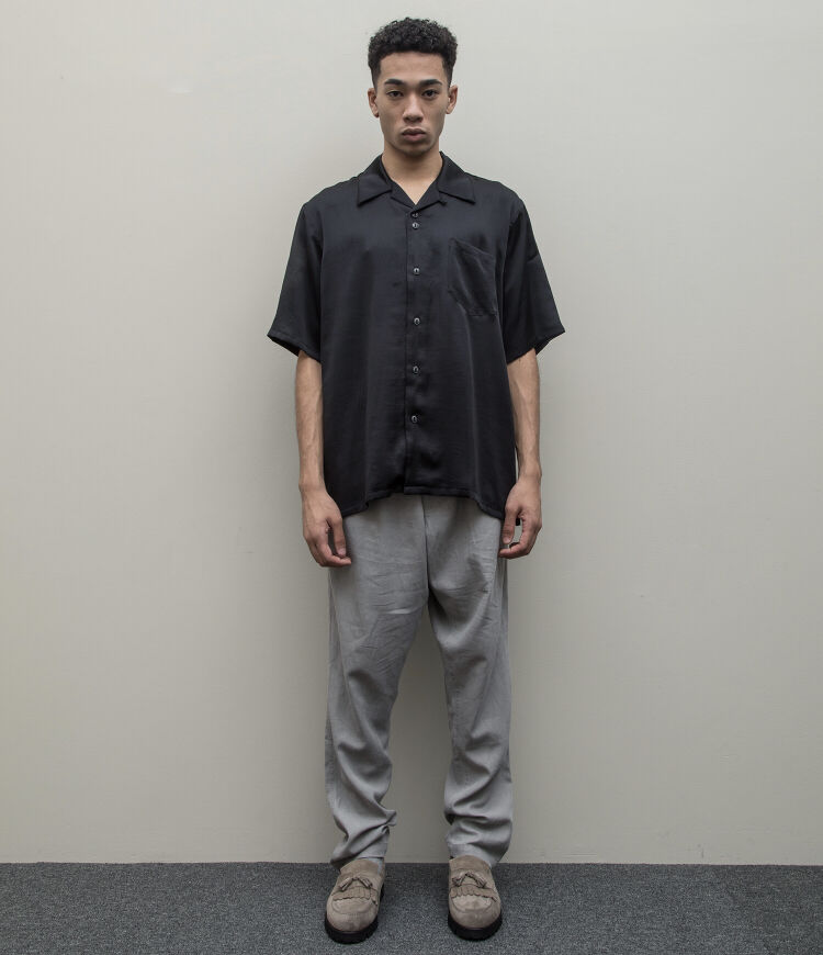 bal バル RAYON SS SHIRT | MAROON