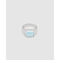 TOM WOOD Kay Ring Ice Blue