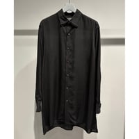 Y's for men CELLULOSE LAWN LAYERED COLLAR SHIRT