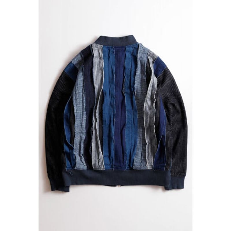 FDMTL OBI-STRIP JACKET RINSE INDIGO | MAROON