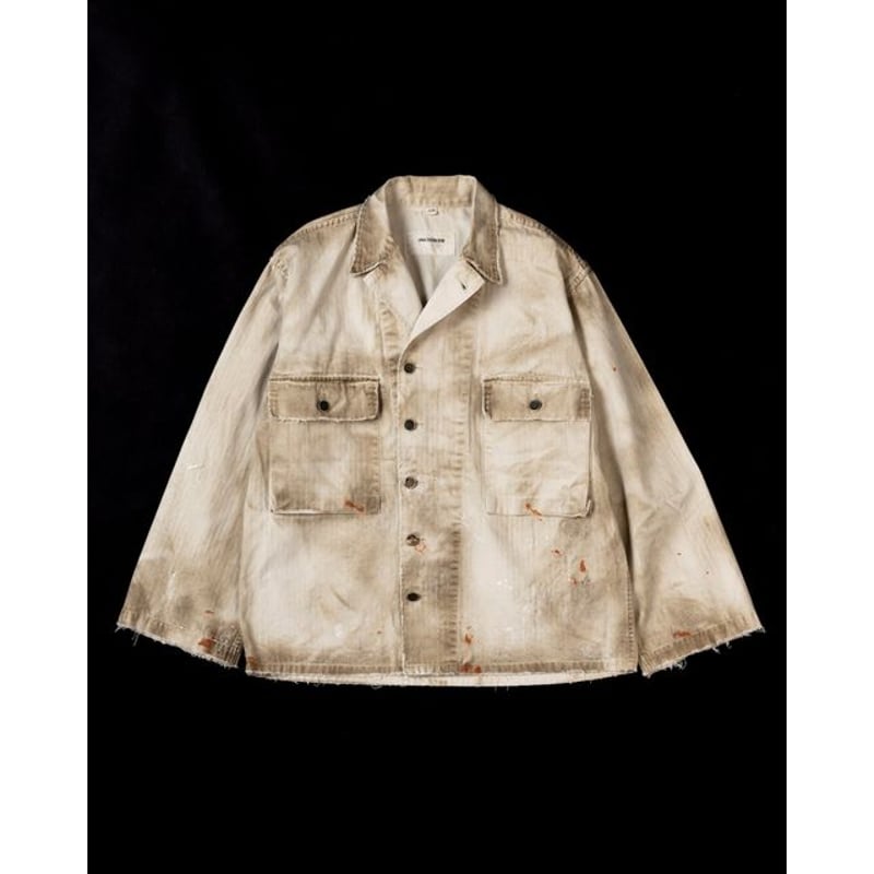 ANACHRONORM AN308 DIRTPAINT M-43 JACKET | MAROON