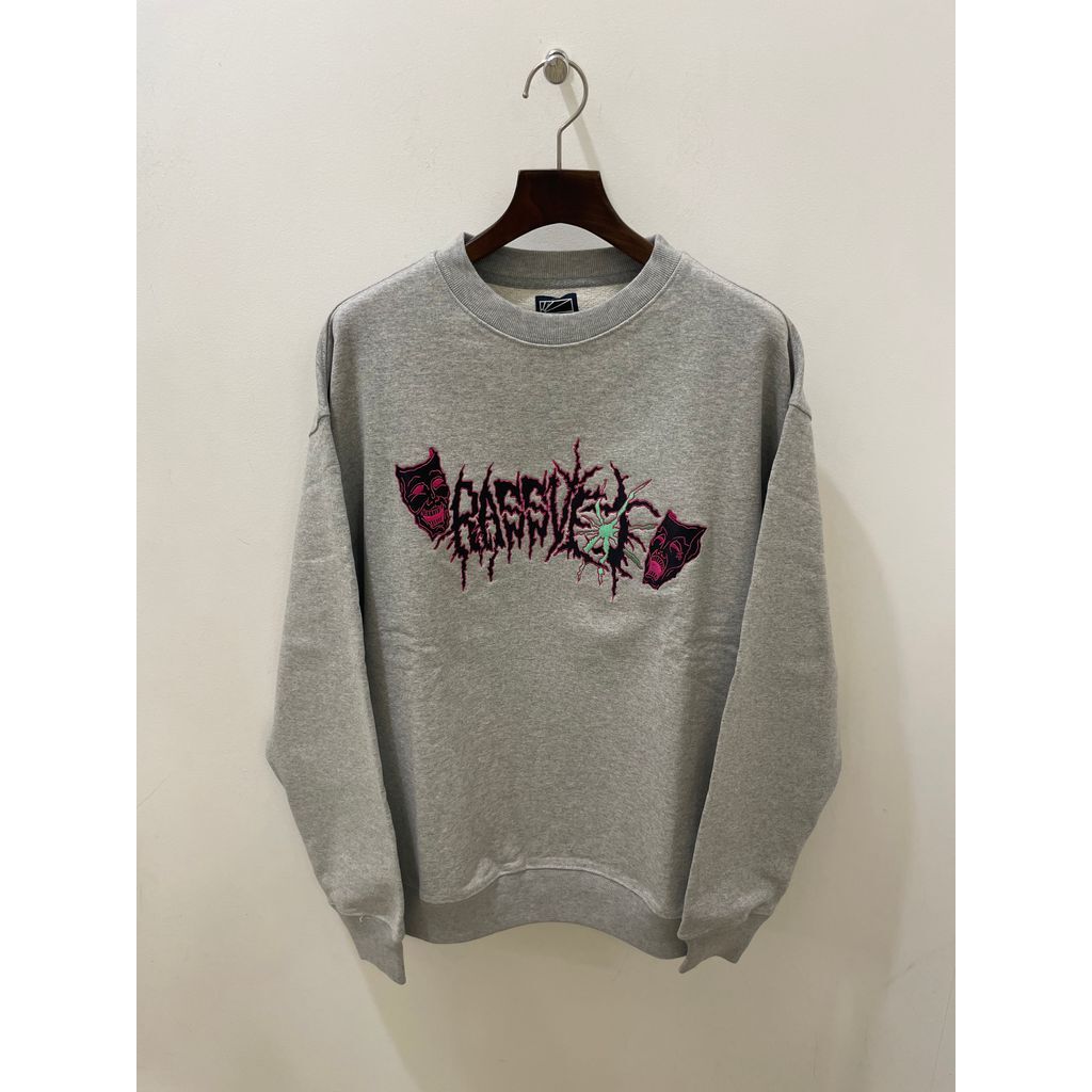 【関税込み】Rassvet ピンク Sparks スウェットシャツ RASSVET/PACCBET MEN SCNL CREWNECK SWEAT SHIRT K