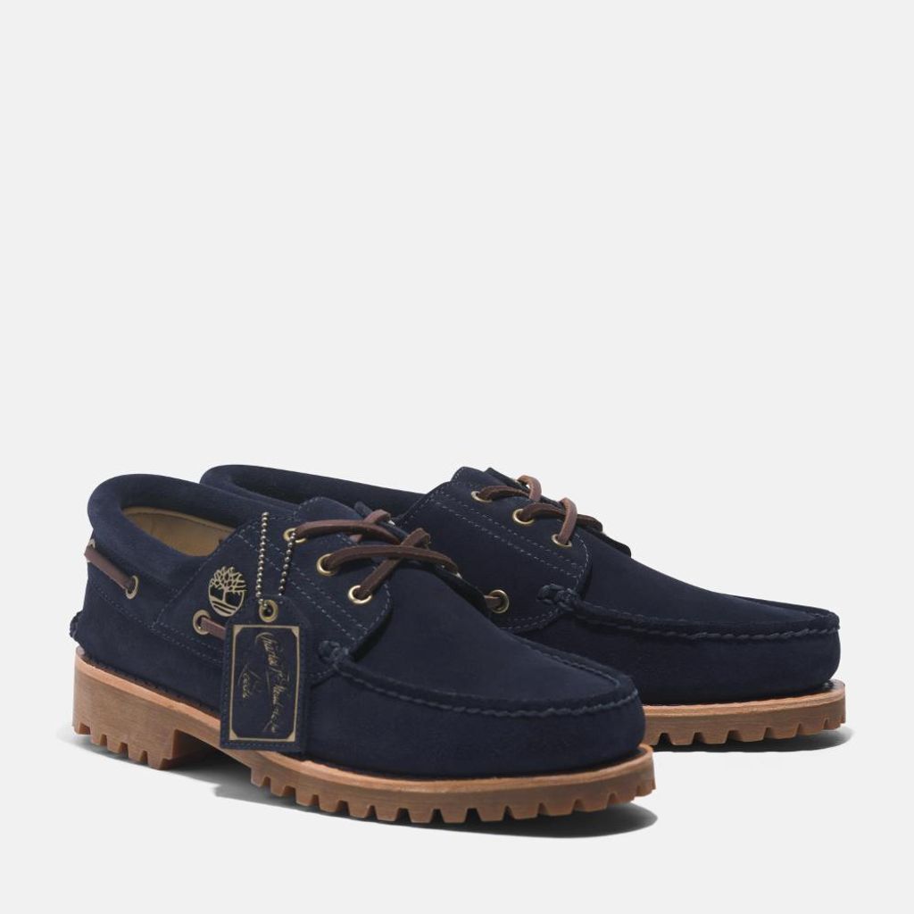 Timberland Authentic 3 Eye Classic Blue Suede |