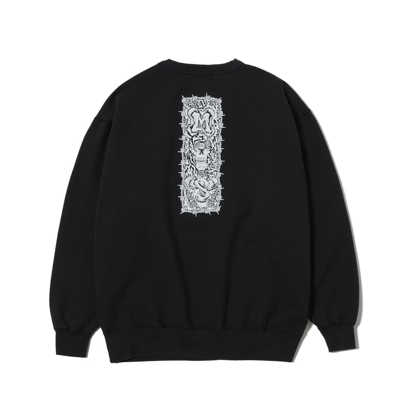 MASSES SWEAT CREW NECROMANCER | MAROON