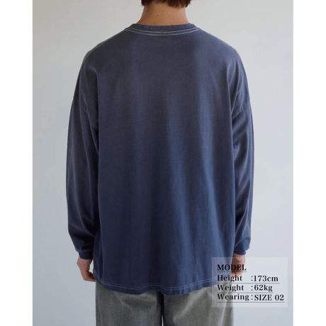 ANACHRONORM DYED CUSTOM CAR GRAPHIC L/S T-SHIRTS DUSTY