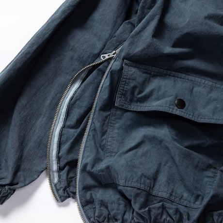 ANACHRONORM AN252 OVER DYED ANORAK PULLOVER JACKET NAVY