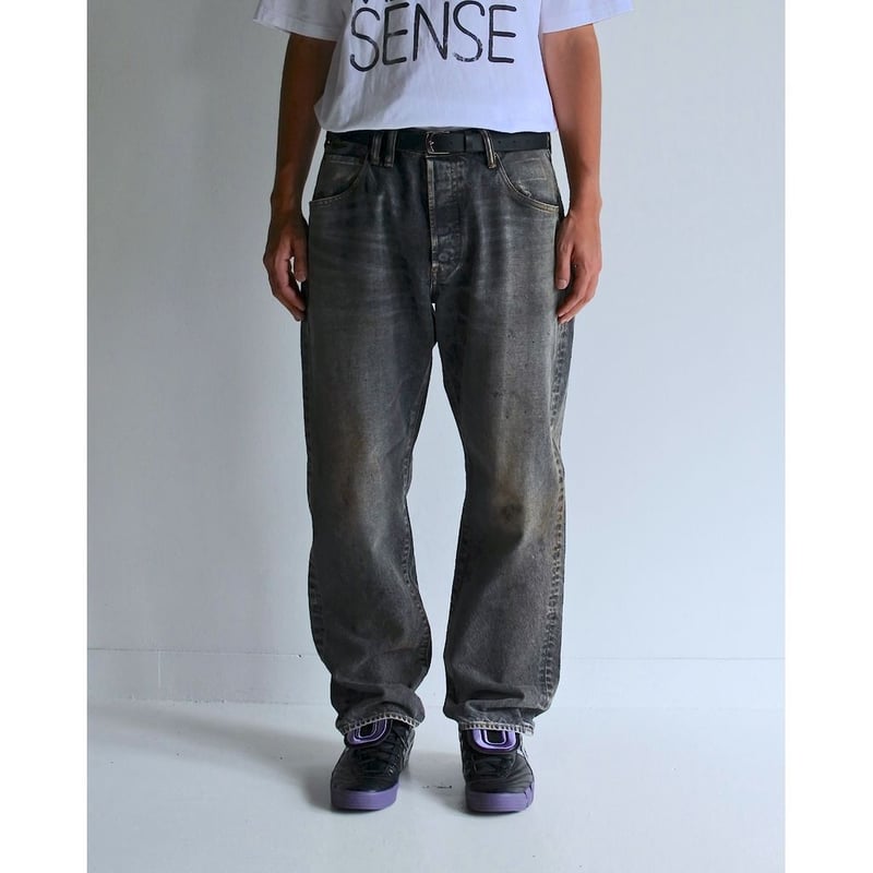 ANACHRONORM REGULAR TAPERED WASHED 5P BLACK DE