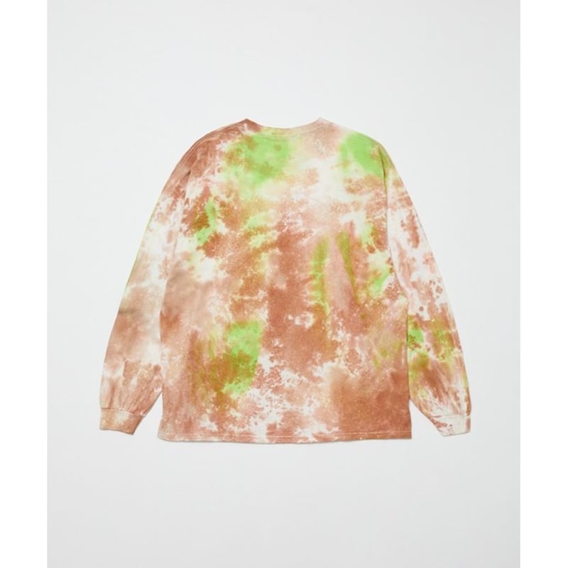 BAL LOGO TIE DYE LS TEE by YUKIDYE | MAROON