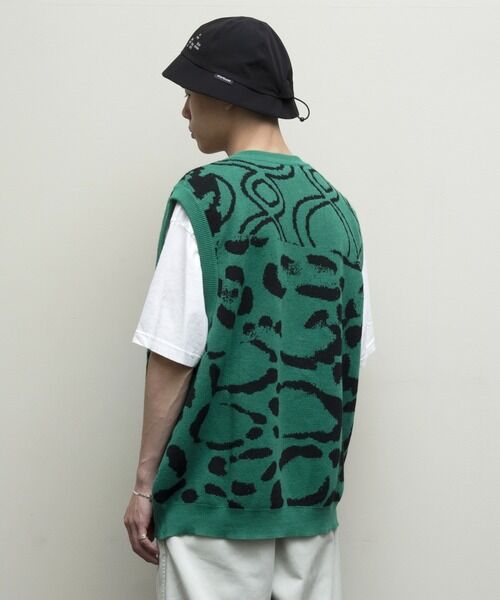 bal JACQUARD RAMIE VEST | MAROON