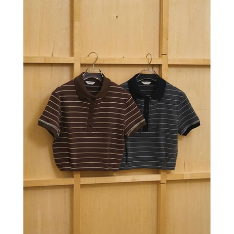 TODAYFUL Border Polo Tops