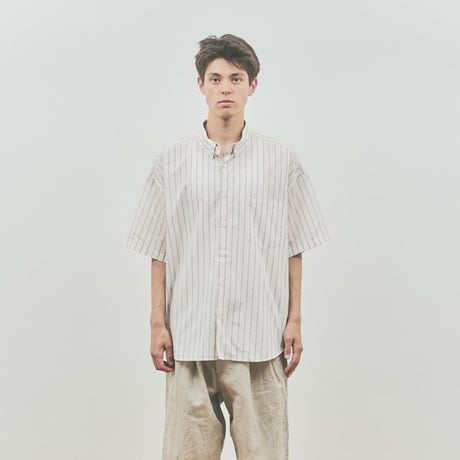 is-ness BALLOON BORDER SHORT SLEEVE T-SHIRT