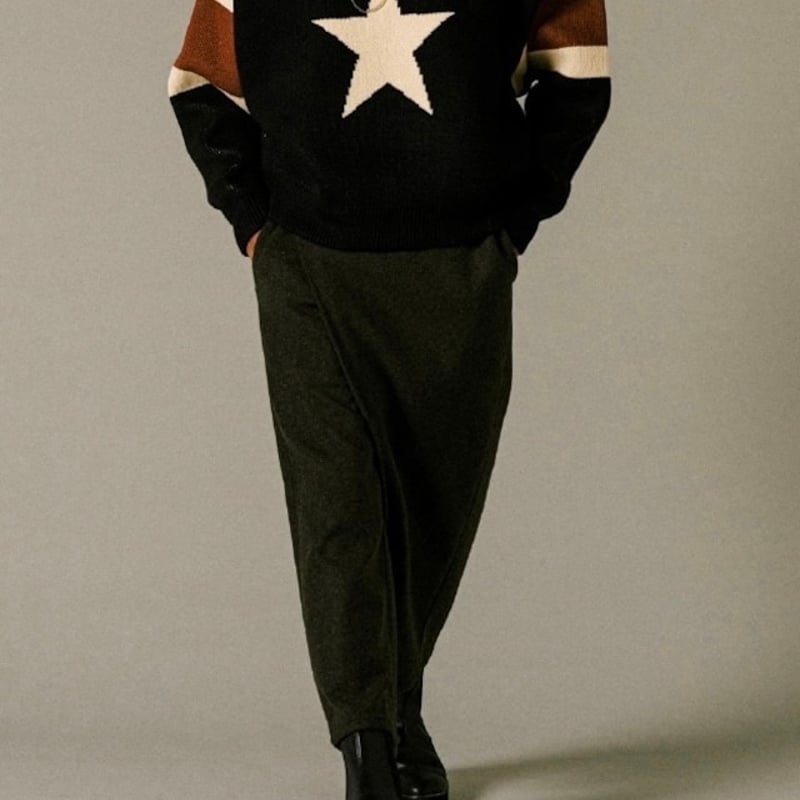 AMBERGLEAM Star Warm Sweater | MAROON