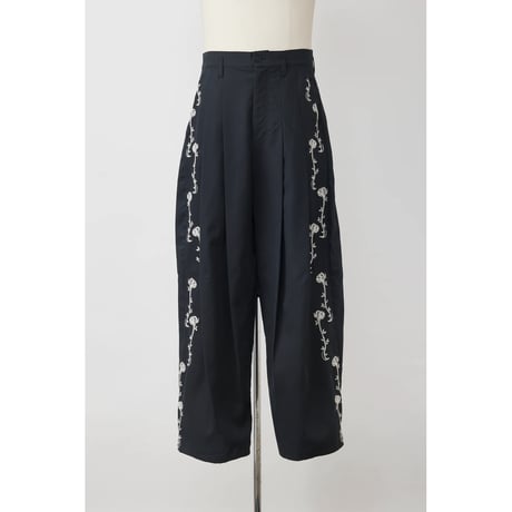 SHINYAKOZUKA Hi, BAGGY WITH EMBROIDERY
