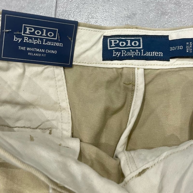 POLO RALPH LAUREN ホイットマン リラックスド フィット プリーテッド