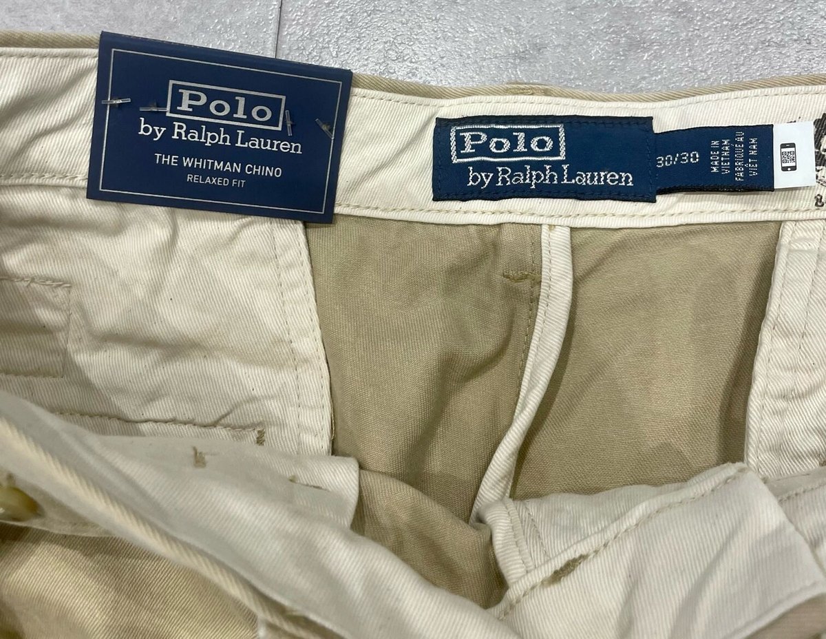 POLO RALPH LAUREN ホイットマン リラックスド フィット プリーテッド