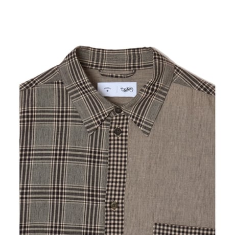 SUGARHILL CS LINEN BIG SHIRT CRAZY PATTERN