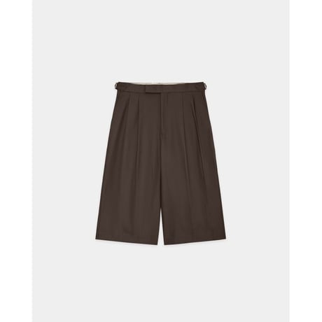 marka Organic Cotton Gabardine / Two Tuck Cropped Trousers