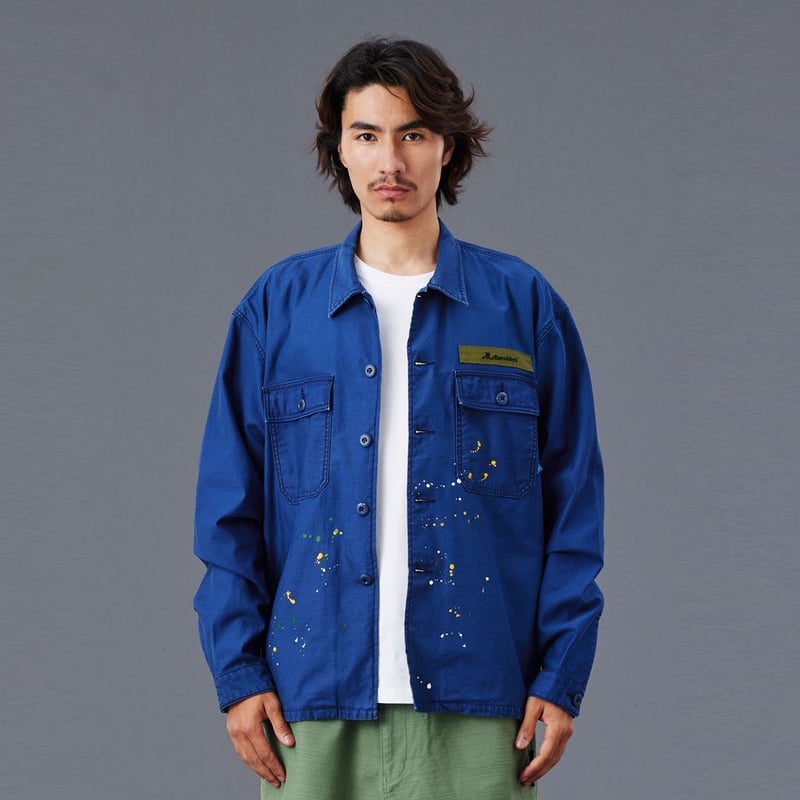 Liberaiders PAINT SPLATTER BDU SHIRT | MAROON