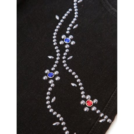 VANDY THE PINK Cotton Twill Stud Pants