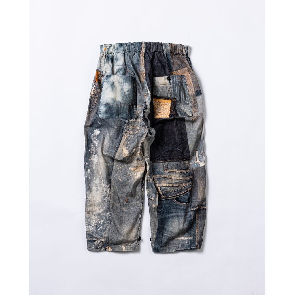 アナクロノーム　アーカイブデニムワイドイージーパンツ ANACHRONORM/アナクロノーム ARCHIVE DENIM COLLAGE WIDE EASY