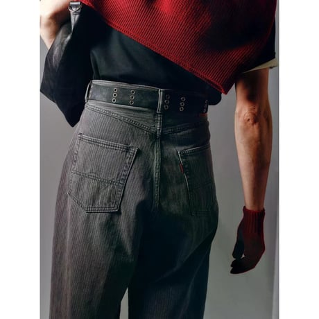 refomed FRESH MAN DENIM WIDE PANTS by EDWIN "STRIPE"