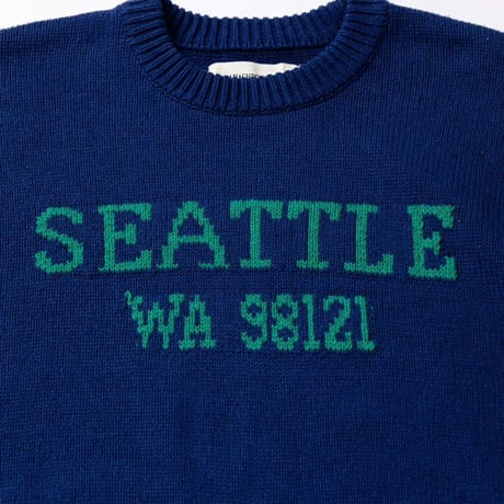 ANACHRONORM AN249 SEATTLE JACQUARD KNIT NAVY