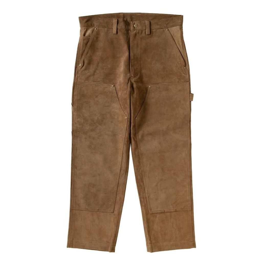 NEXUSVII スウェードダブルニー　ブラック ロマンな1本.NEXUSVII.SUEDE W-KNEE PANTS. | andPheb Staff Blog