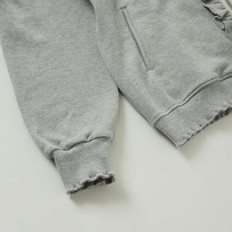 NICK GEAR Frill Zip up sweat