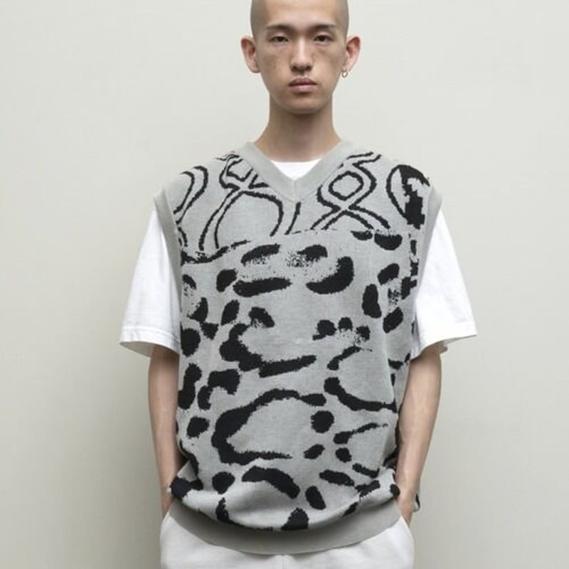 bal original /ベスト/JACQUARD RAMIE VEST - daterightstuff.com