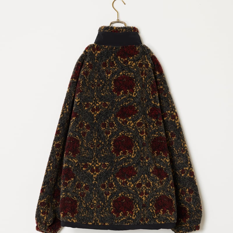 REMI RELIEF ボアJQ ZIP JKT | MAROON