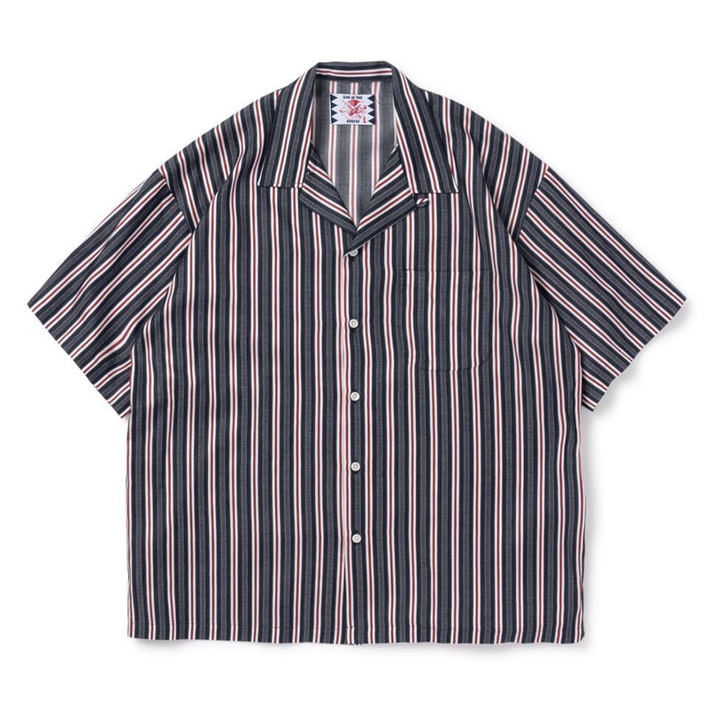 SON OF THE CHEESE Stripe Jacquard Shirt | MAROON SON OF THE CHEESE Stripe Jacquard Shirt | MAROON