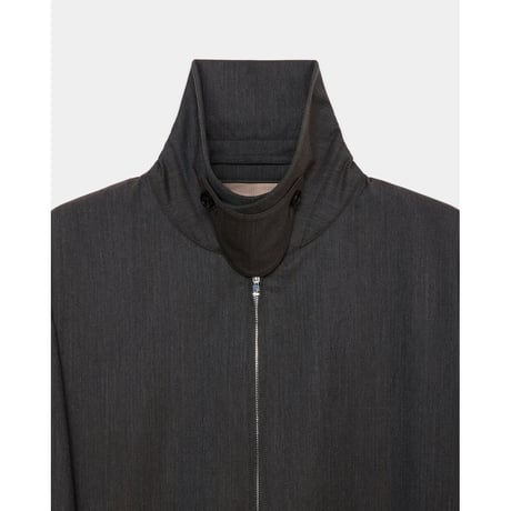 marka 2/60 Wool Tropical Melange / Zip Blouson