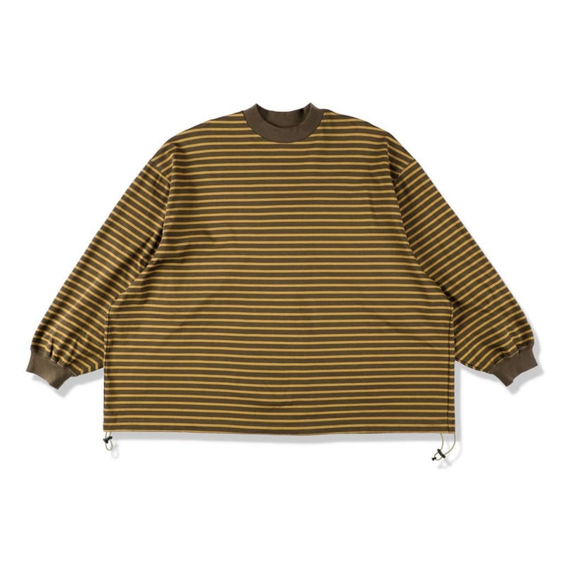 is-ness BALLOON STRIPES LONG SLEEVE T SHIRT | M