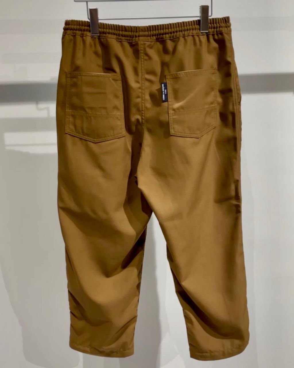 COMME des GARCONS HOMME エステルギャバ イージーパンツ BROWN |