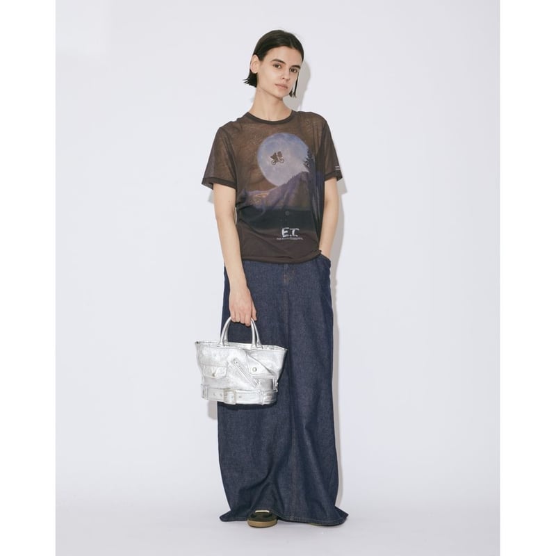beautiful people E.T sheer jersey big-T | MAROON