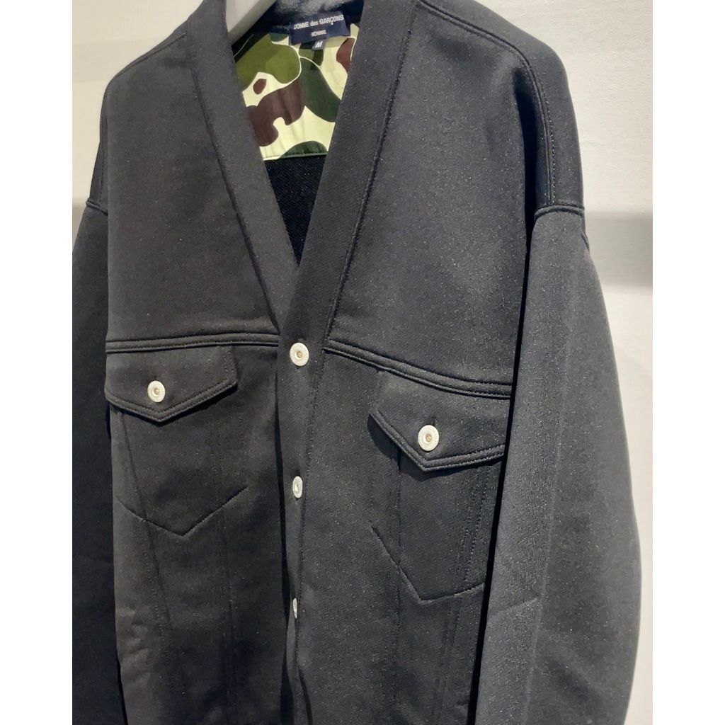 COMME des GARCONS HOMME エステル カーディガン | MAROON