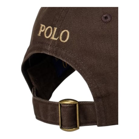 POLO RALPH LAUREN コットン チノ ベースボール キャップ（ナツメグ ブラウン）