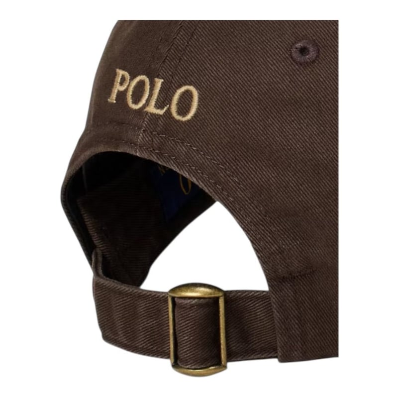 POLO RALPH LAUREN コットン チノ ベースボール キャップ（ナツメグ