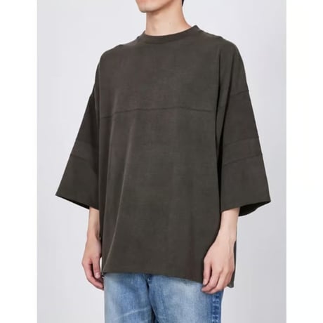 MARKA 20//1 RECYCLE SUVIN ORGANIAC COTTON KNIT FOOTBALL TEE