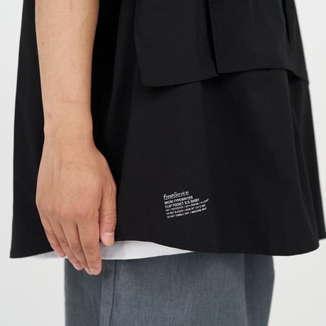 FreshService MICRO TYPEWRITER FLAP POCKET S/S SHIRT