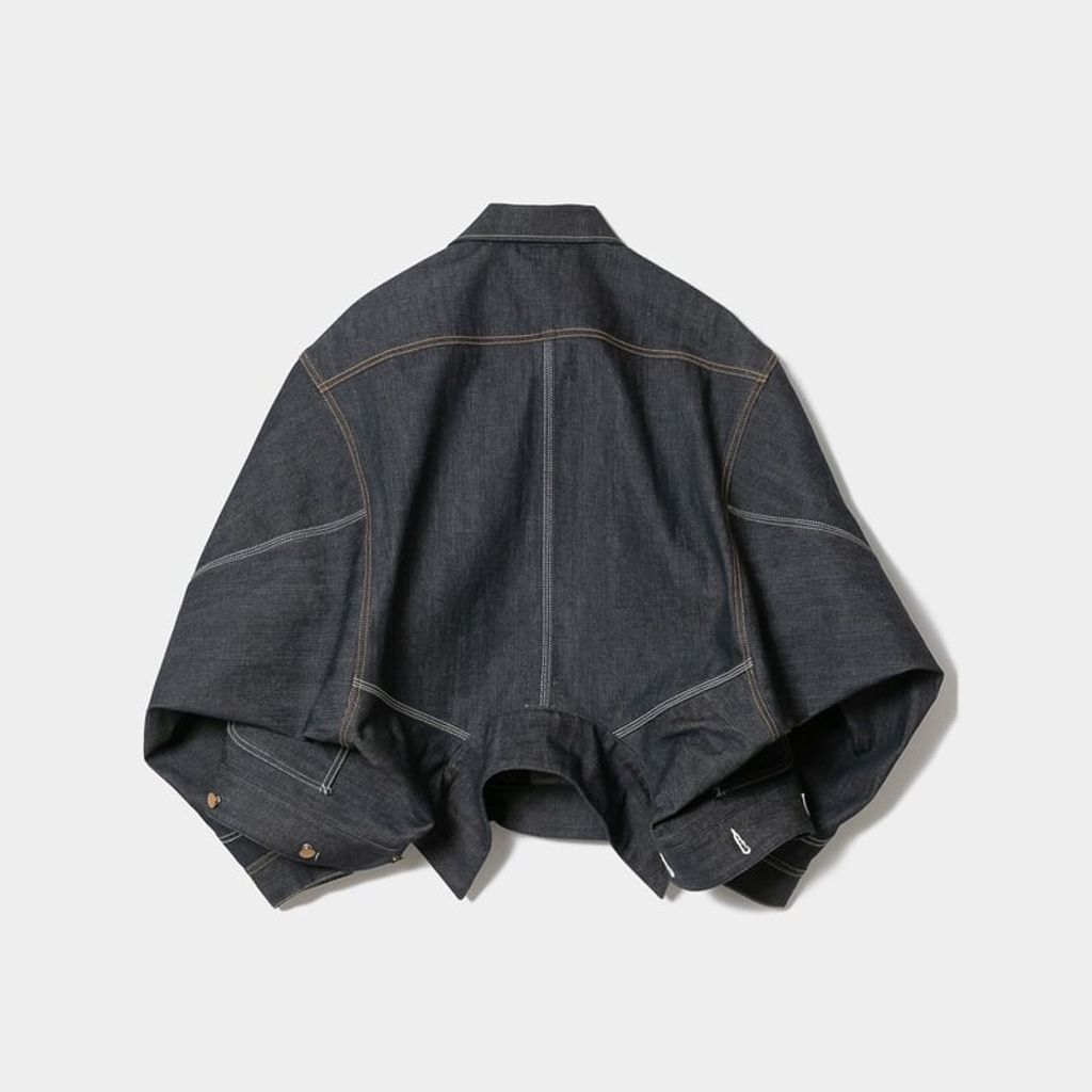 【beautiful people × Lee】デニムライダースブルゾン 36 beautiful people Lee double-end denim riders/wo