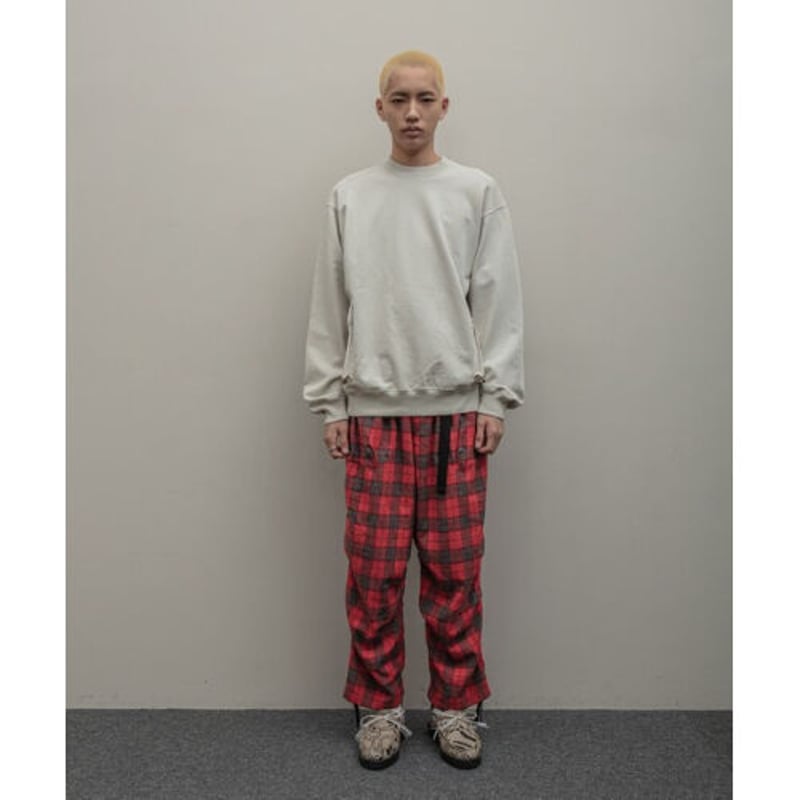 bal WIDE MOUNTAIN PANT(PLAID) | MAROON