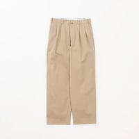 YAECA Chino Trousers Two-Tuck Straight