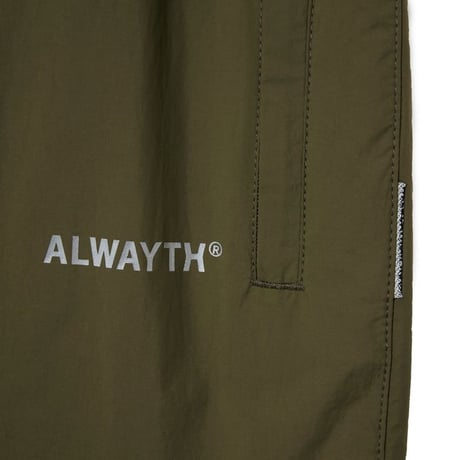 ALWAYTH / TRAINING JACKET ＆ PANTS SET / REFLECT PRINTED /  OLIVE