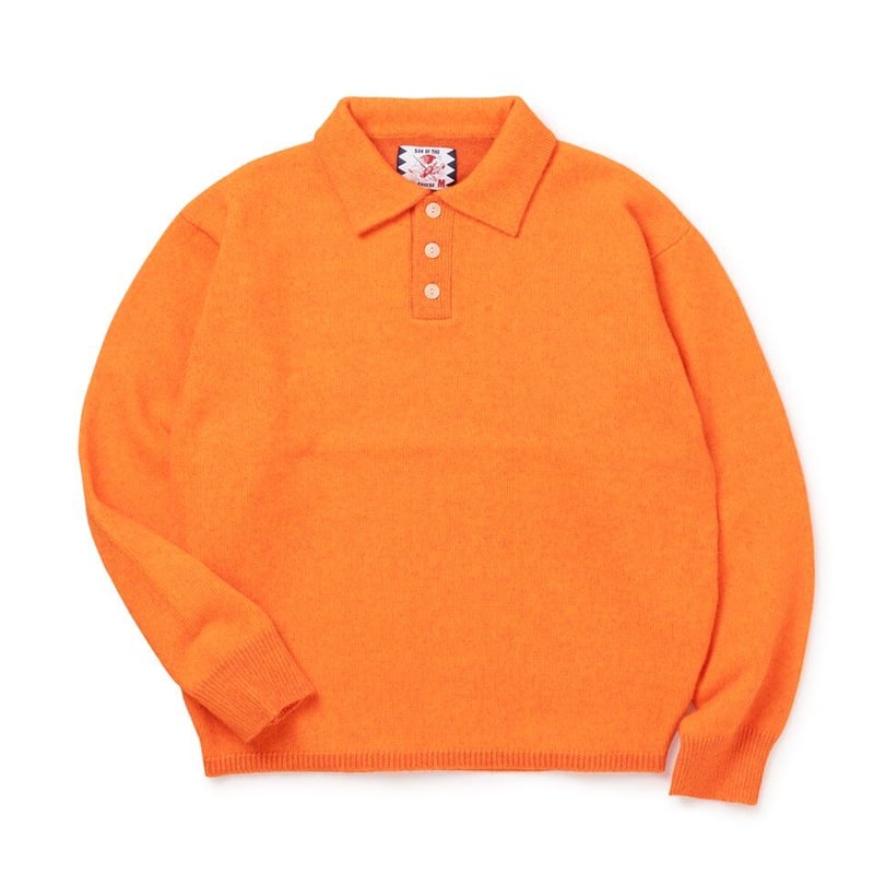 SON OF THE CHEESE NEON Polo Knit | MAROON