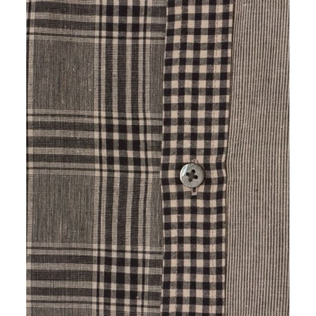 SUGARHILL CS LINEN BIG SHIRT CRAZY PATTERN